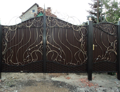 кованые ворота в москве 4